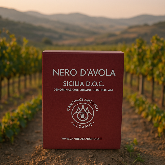 Nero D'Avola  - Rot Wein aus Sizilien Karton